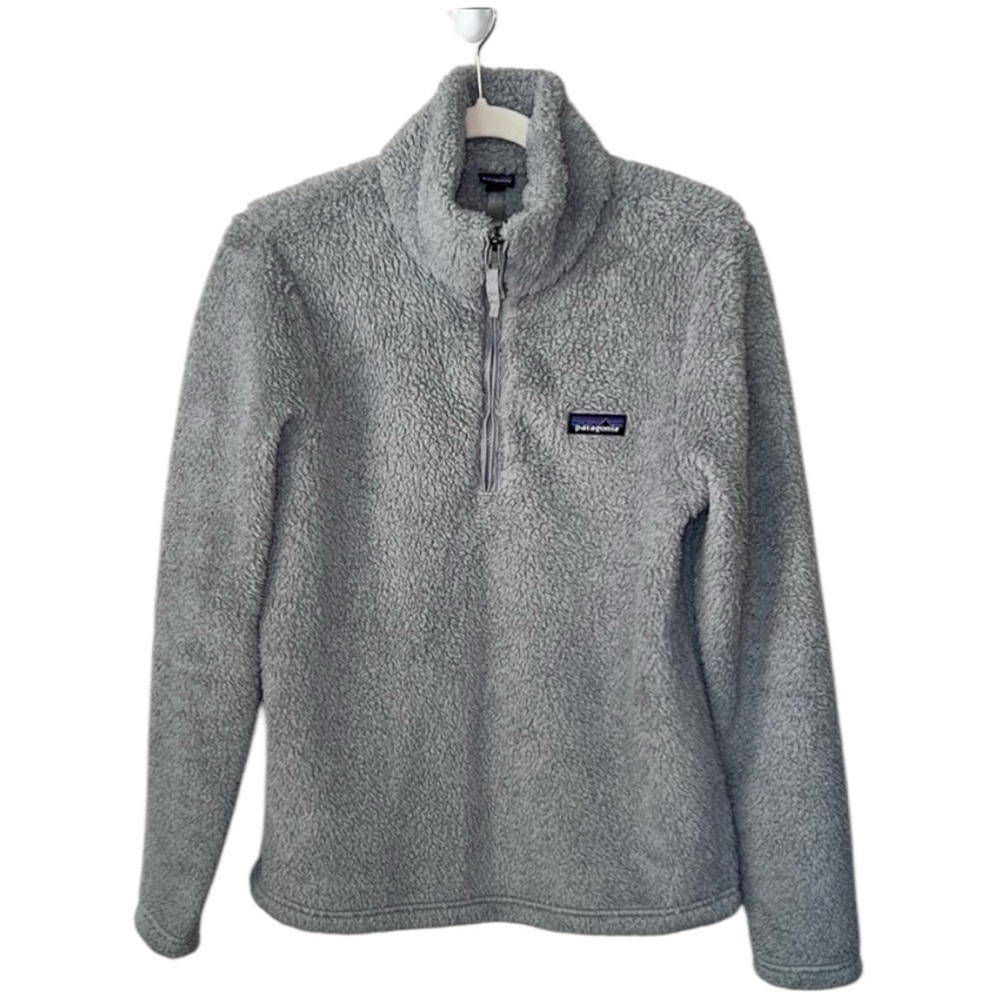 Patagonia Gray Fleece Long Sleeve Sweater Jacket Pullover Size M